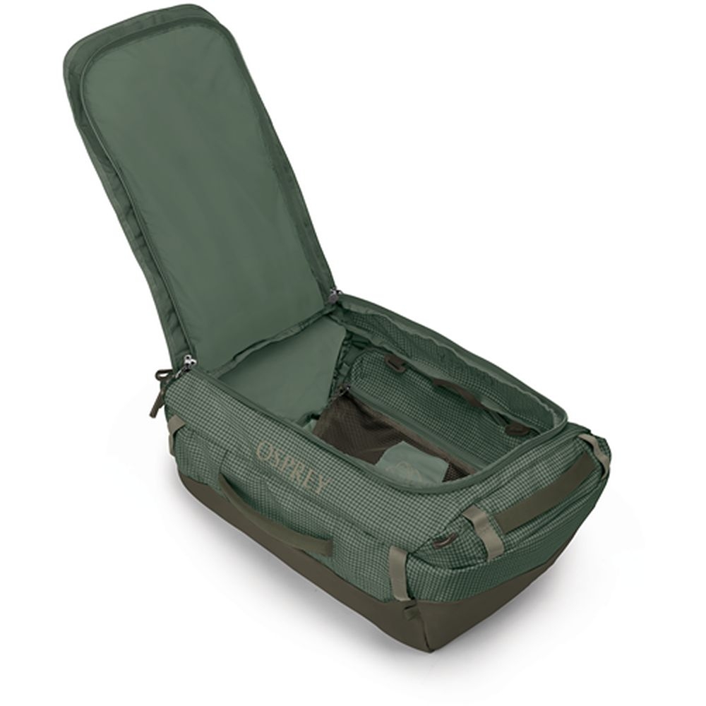 Osprey Transporter Duffel 40  Pine Leaf 10006322 duffels online bestellen bij Kathmandu Outdoor & Travel