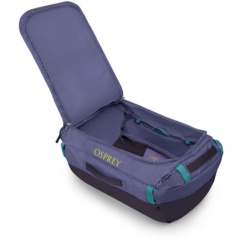 Osprey Transporter Duffel 65  Euphoria Purple 10006329 duffels online bestellen bij Kathmandu Outdoor & Travel