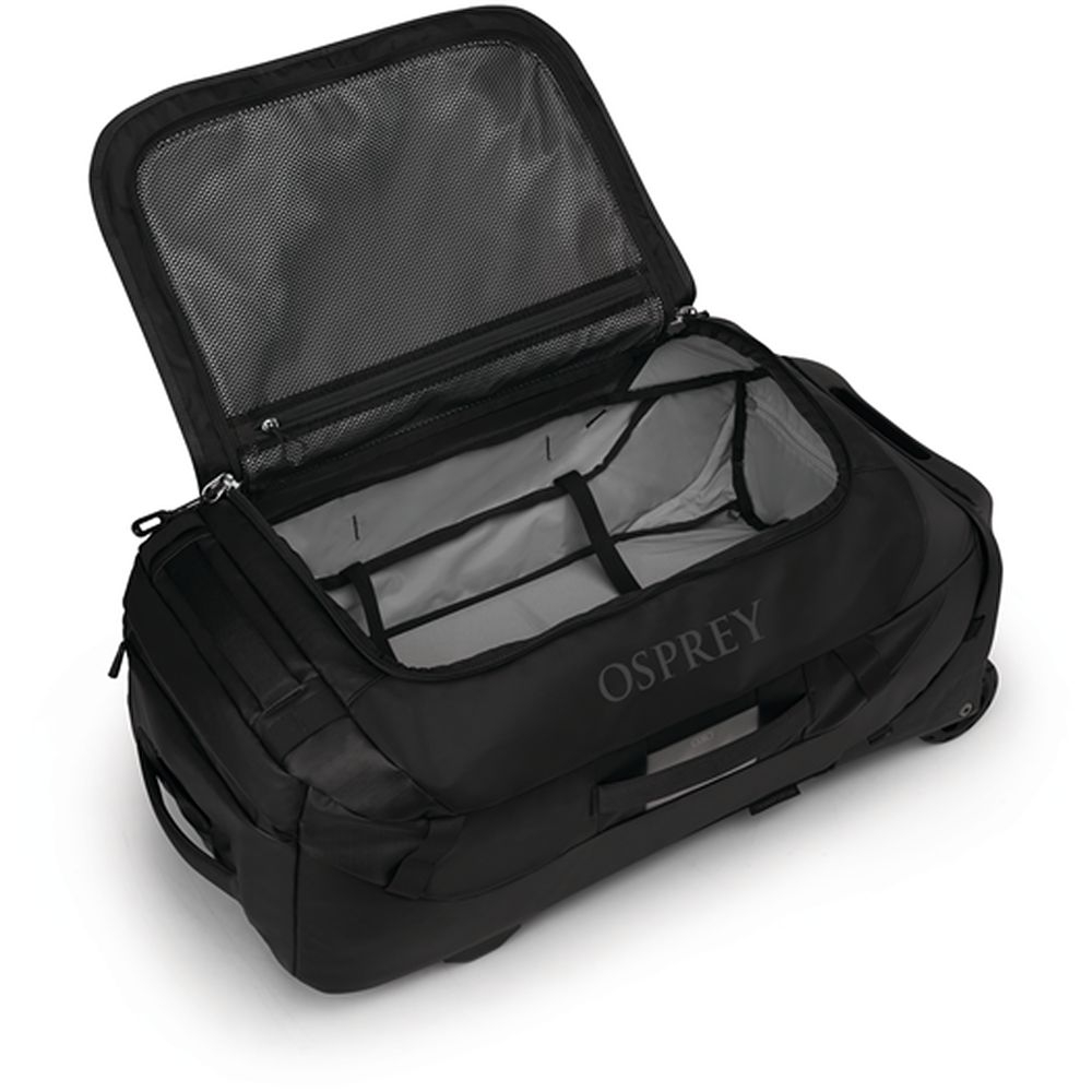 Osprey Osprey Transporter Wheeled Duffel 60 10006340 rolkoffers Osprey Transporter Wheeled Duffel 60 Raven Black 10006340 rolkoffers online bestellen bij Kathmandu Outdoor & Travel