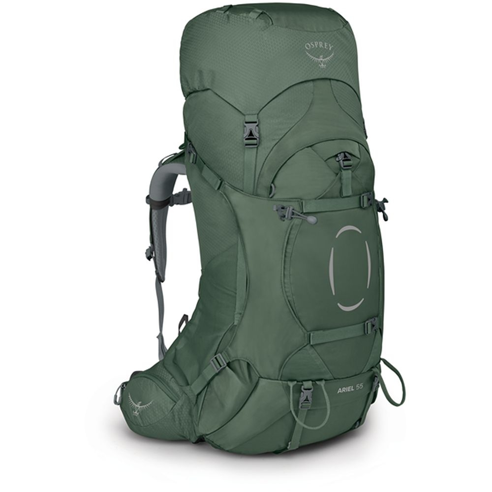 Osprey Ariel 55 Women's Koseret Green 10006681 trekkingrugzakken online bestellen bij Kathmandu Outdoor & Travel