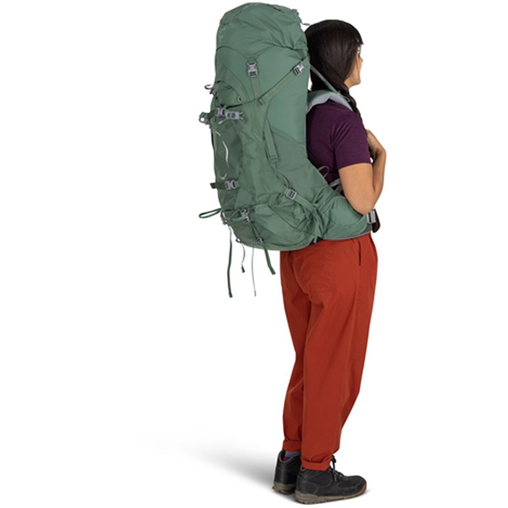 Osprey Ariel 55 Women's Koseret Green 10006681 trekkingrugzakken online bestellen bij Kathmandu Outdoor & Travel