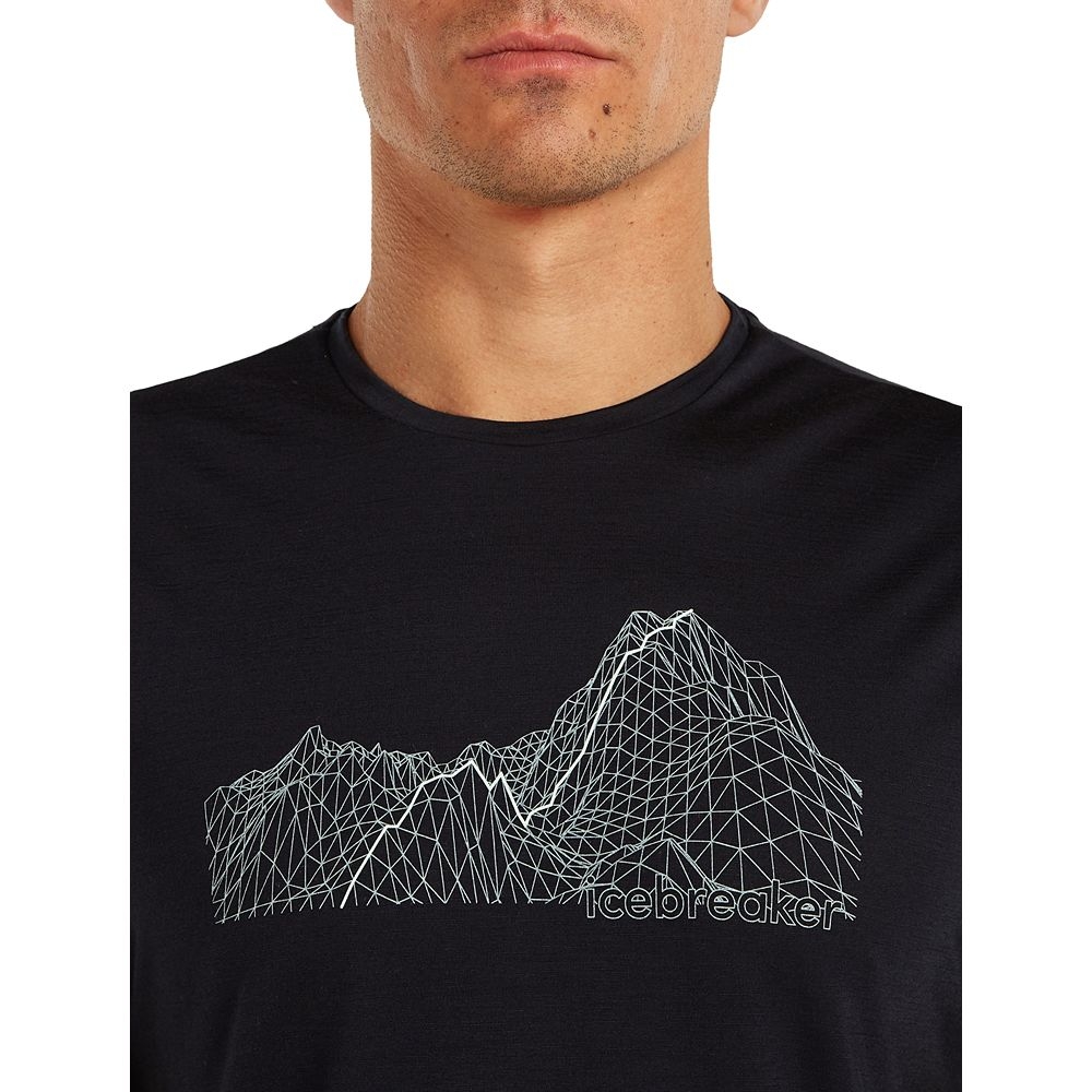 Icebreaker Mer 125 Cool-Lite Sphere SS Tee Beta Black IB0A57F9-0011 shirts en tops online bestellen bij Kathmandu Outdoor & Travel