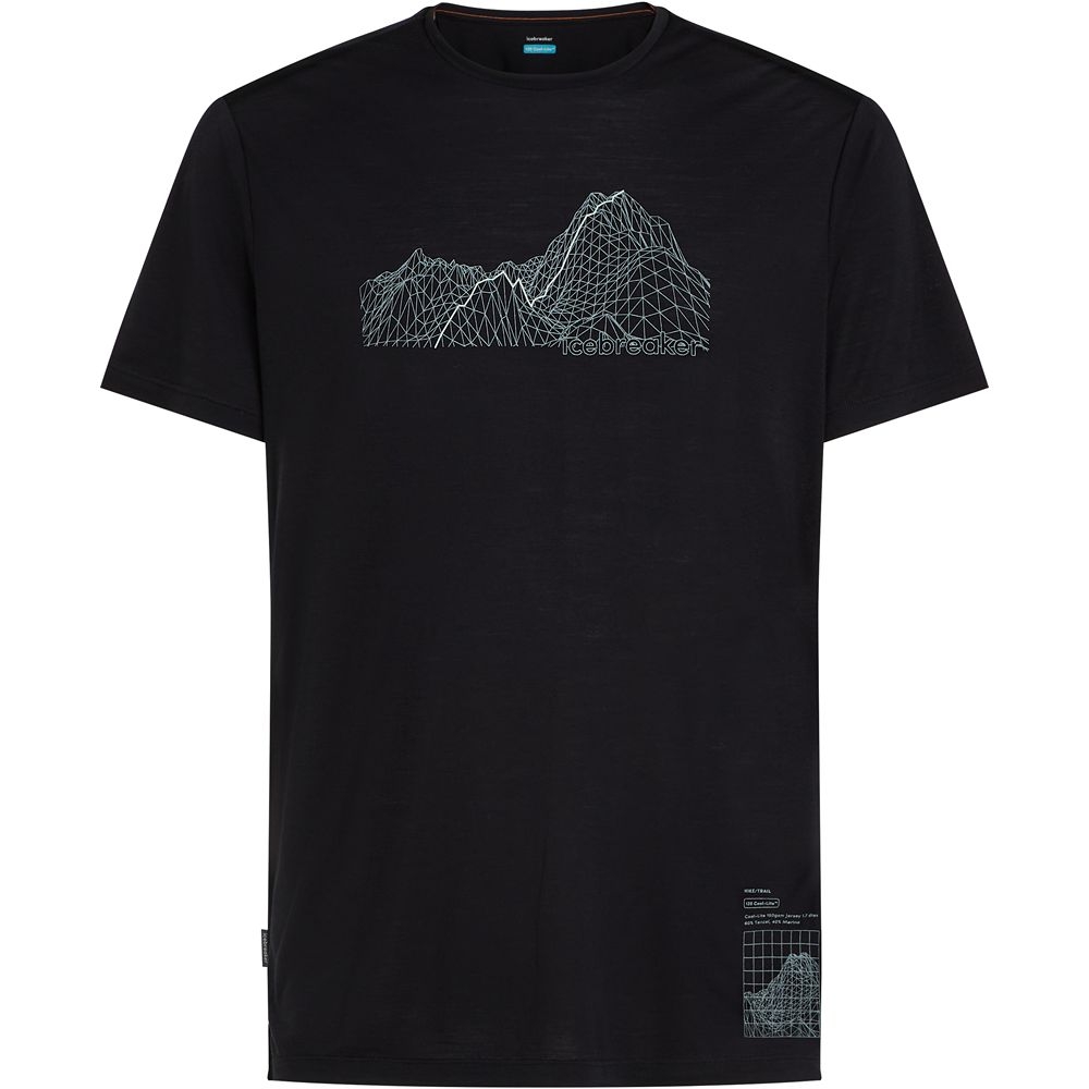 Icebreaker Mer 125 Cool-Lite Sphere SS Tee Beta Black IB0A57F9-0011 shirts en tops online bestellen bij Kathmandu Outdoor & Travel