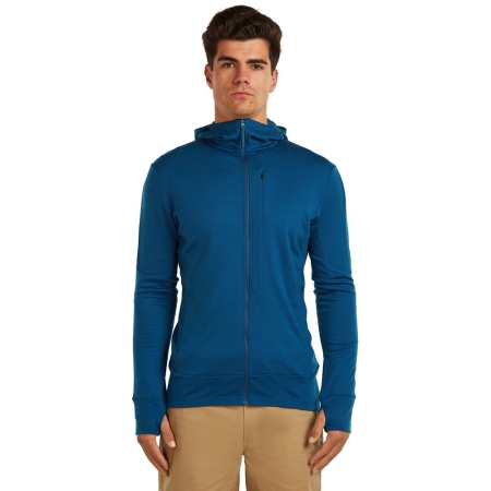 Icebreaker  Mer 260 Quantum IV LS Zip Hoodie Atlantis