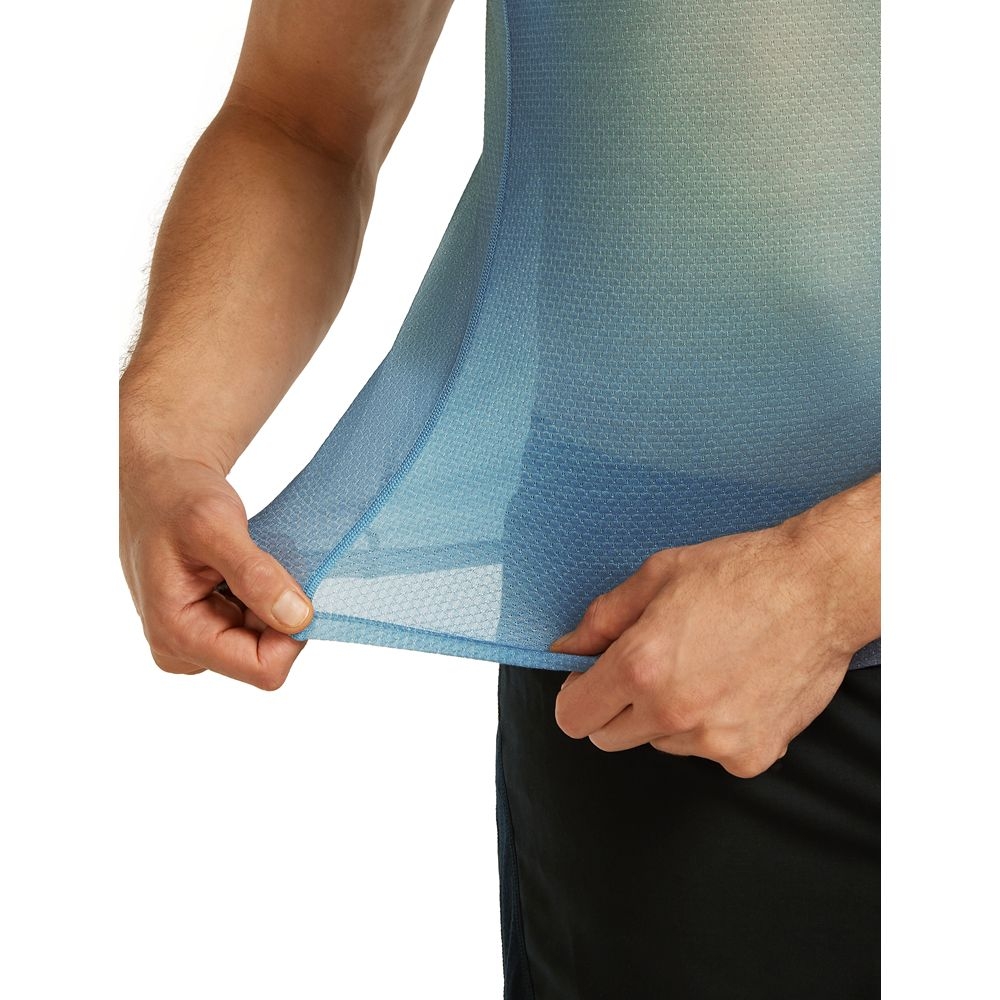 Icebreaker Mer 75 Cool-Lite Feather SS Crewe Atlan/Flintblue/Seagl IB0A57HF-0MT1 shirts en tops online bestellen bij Kathmandu Outdoor & Travel