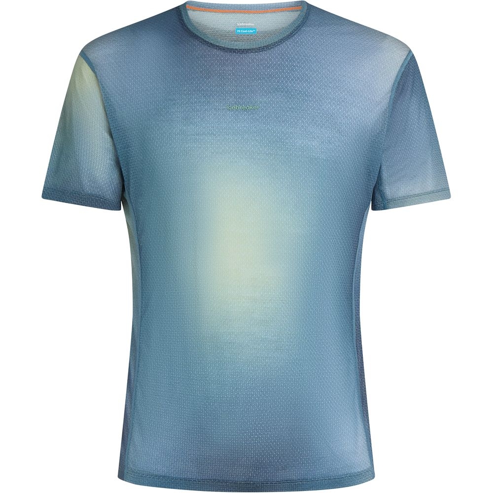 Icebreaker Mer 75 Cool-Lite Feather SS Crewe Atlan/Flintblue/Seagl IB0A57HF-0MT1 shirts en tops online bestellen bij Kathmandu Outdoor & Travel