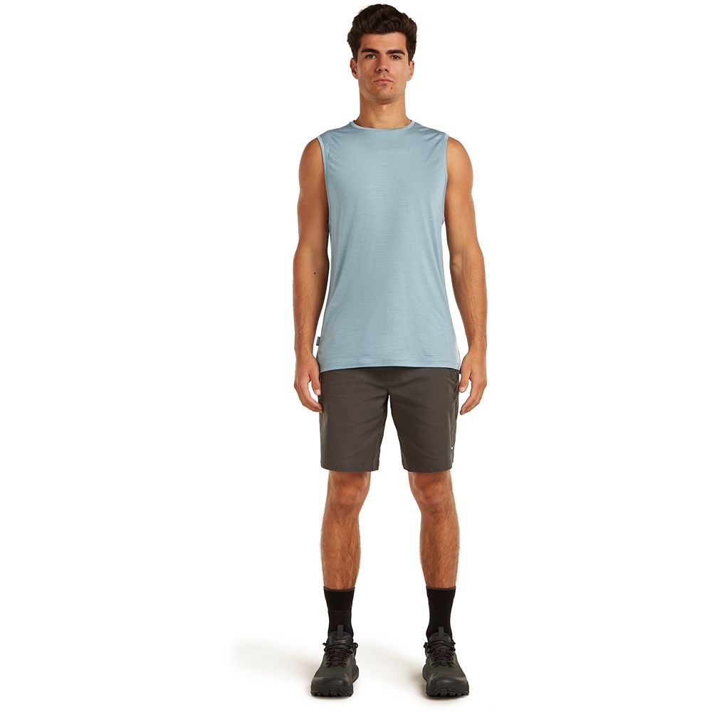 Icebreaker Mer 125 Cool-Lite SpheTank Flintblue IB0A57EO-0L21 shirts en tops online bestellen bij Kathmandu Outdoor & Travel