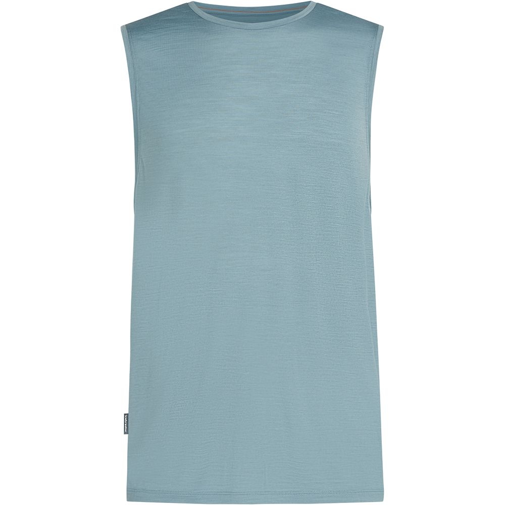Icebreaker Mer 125 Cool-Lite SpheTank Flintblue IB0A57EO-0L21 shirts en tops online bestellen bij Kathmandu Outdoor & Travel