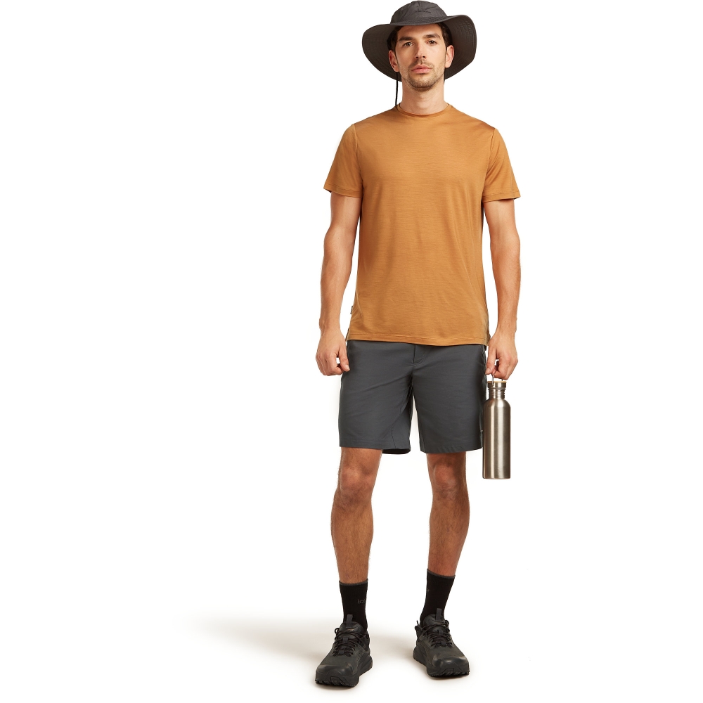 Icebreaker Mer 125 Cool-Lite Sphere III SS Tee Trail IB0A56ZM-0GR1 shirts en tops online bestellen bij Kathmandu Outdoor & Travel