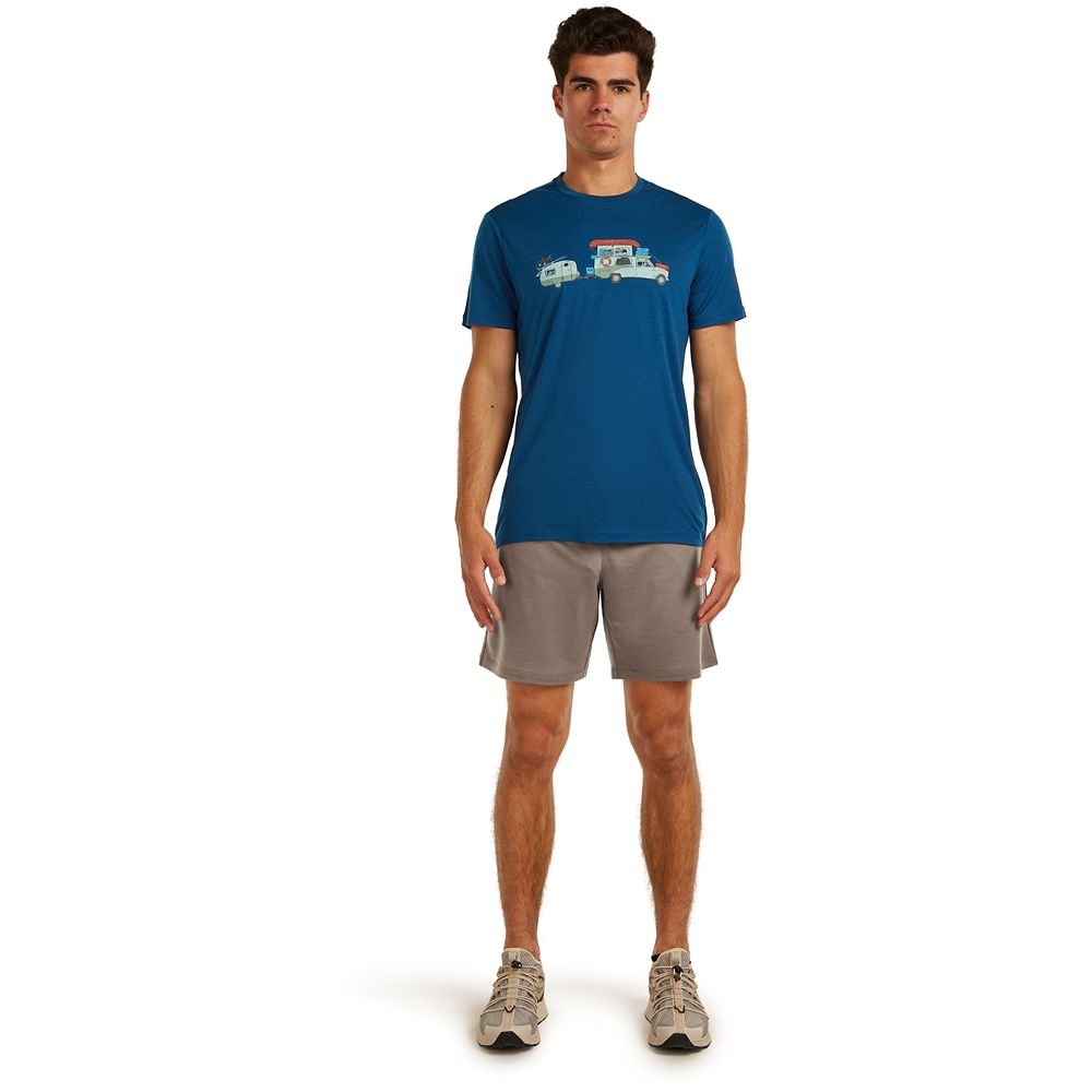 Icebreaker Mer 150 Tech Lite SS Tee Transportage Atlantis IB0A57FL-0GP1 shirts en tops online bestellen bij Kathmandu Outdoor & Travel