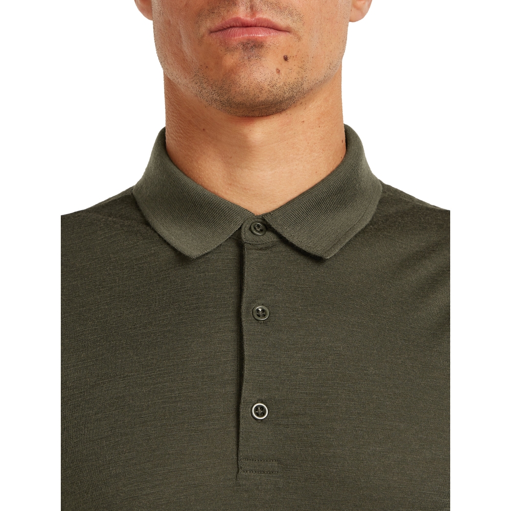 Icebreaker Mer 150 Tech Lite III SS Polo Dk Loden IB0A56WK-0L11 shirts en tops online bestellen bij Kathmandu Outdoor & Travel