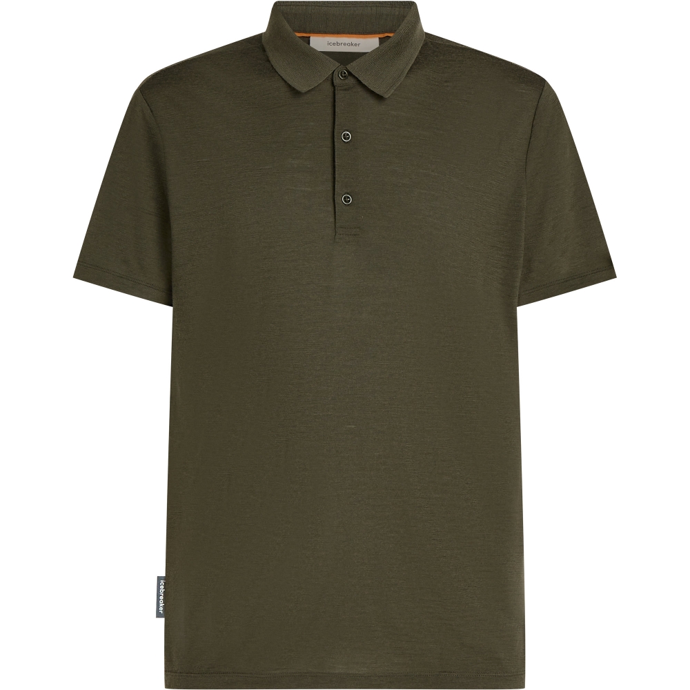 Icebreaker Mer 150 Tech Lite III SS Polo Dk Loden IB0A56WK-0L11 shirts en tops online bestellen bij Kathmandu Outdoor & Travel