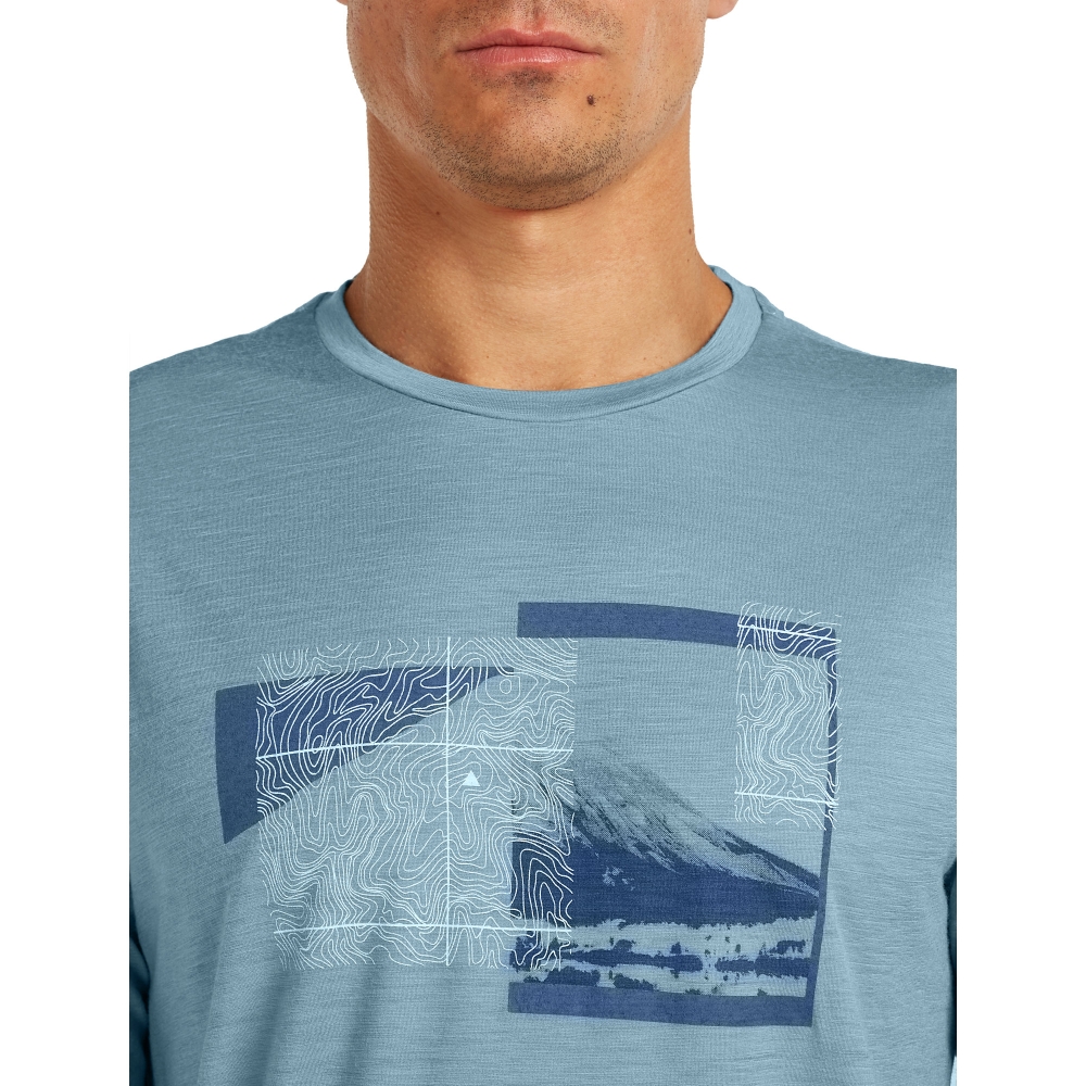 Icebreaker Mer 150 Tech Lite LS Tee Peak Bal  Flint Blue IB0A57FT-0L21 shirts en tops online bestellen bij Kathmandu Outdoor & Travel