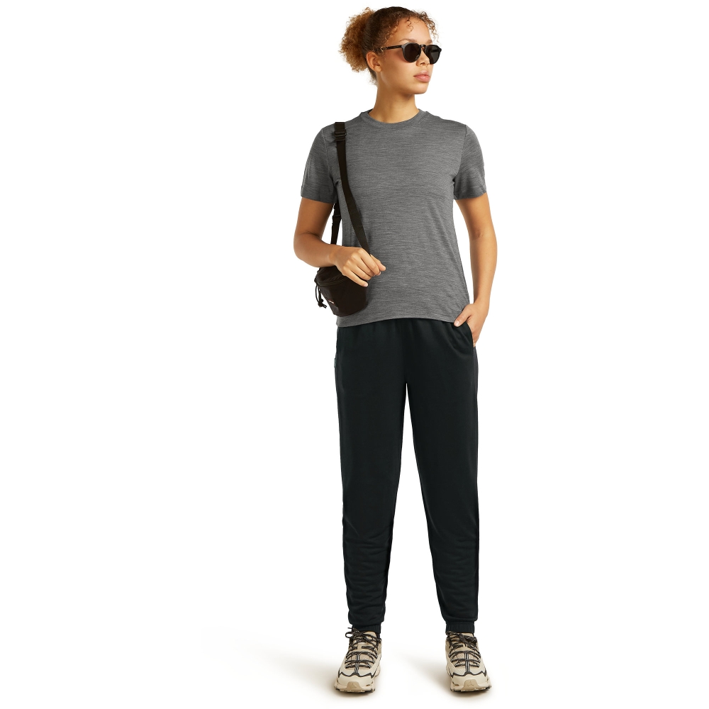 Icebreaker Mer 200 Crush Pants Women's Black IB0A57FH-0011 broeken online bestellen bij Kathmandu Outdoor & Travel