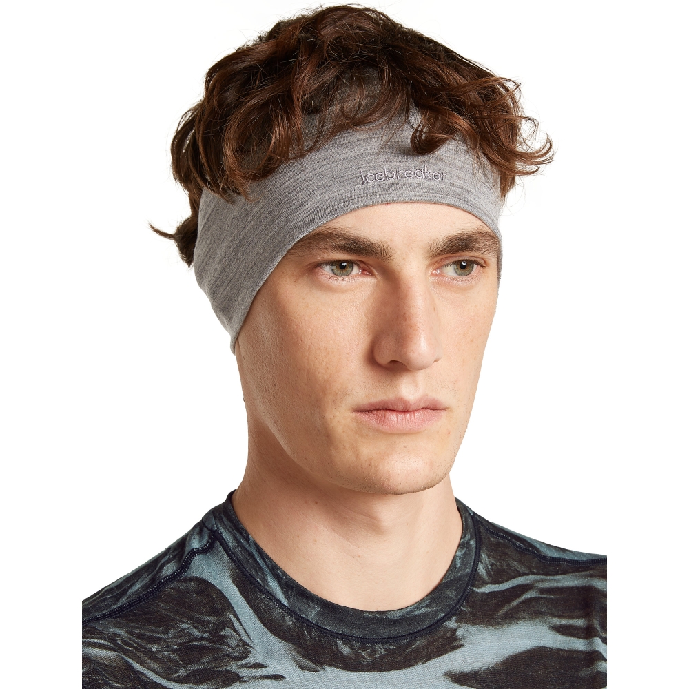 Icebreaker Cool-Lite Flexi Headband Metro Hthr IB0A56FN-0161 kleding accessoires online bestellen bij Kathmandu Outdoor & Travel