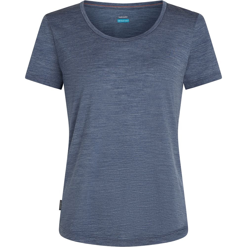 Icebreaker Mer 125 Cool-Lite Sphere III SS Scoop Women's Dawn Hthr IB0A56ZP-A901 shirts en tops online bestellen bij Kathmandu Outdoor & Travel