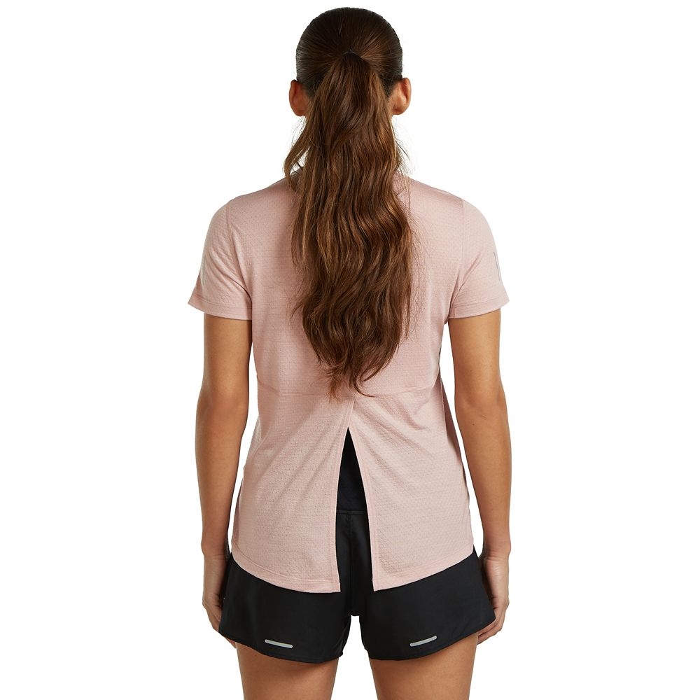 Icebreaker Mer 125 Cool-Lite Speed SS Slit Back Tee Women's Pink Quartz IB0A56XV-0LH1 shirts en tops online bestellen bij Kathmandu Outdoor & Travel