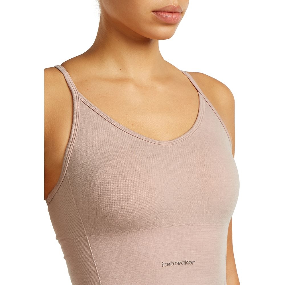 Icebreaker Mer 260 Seamless Rib Strappy Tank Women's Quartz IB0A57EP-0LH1 shirts en tops online bestellen bij Kathmandu Outdoor & Travel