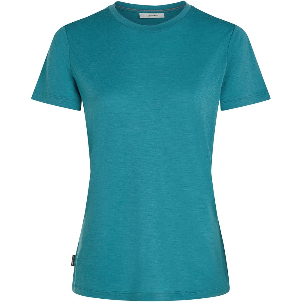 Icebreaker Mer 150 Tech Lite III SS Tee Women's Tidal 0A56Y80-LG1 shirts en tops online bestellen bij Kathmandu Outdoor & Travel