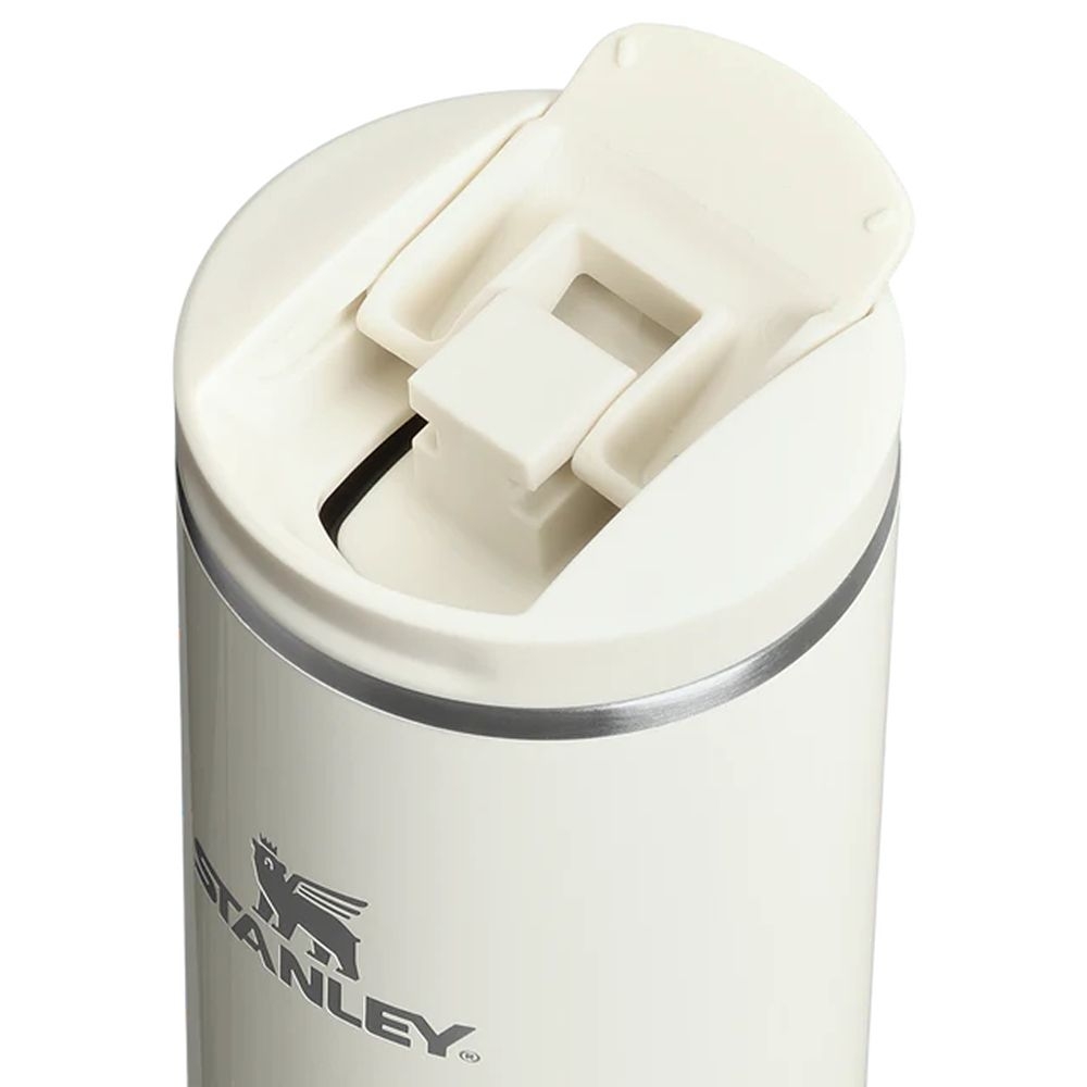 Stanley The Transit Fliptop Mug 0,35L  Cream Gloss 10-13063-013 drinkflessen en thermosflessen online bestellen bij Kathmandu Outdoor & Travel