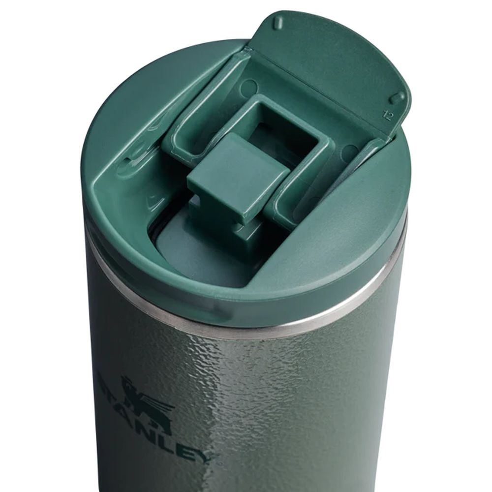 Stanley Stanley The Transit Fliptop Mug 0,35L 10-13063-020 drinkflessen en thermosflessen Stanley The Transit Fliptop Mug 0,35L Hammertone Green 10-13063-020 drinkflessen en thermosflessen online bestellen bij Kathmandu Outdoor & Travel