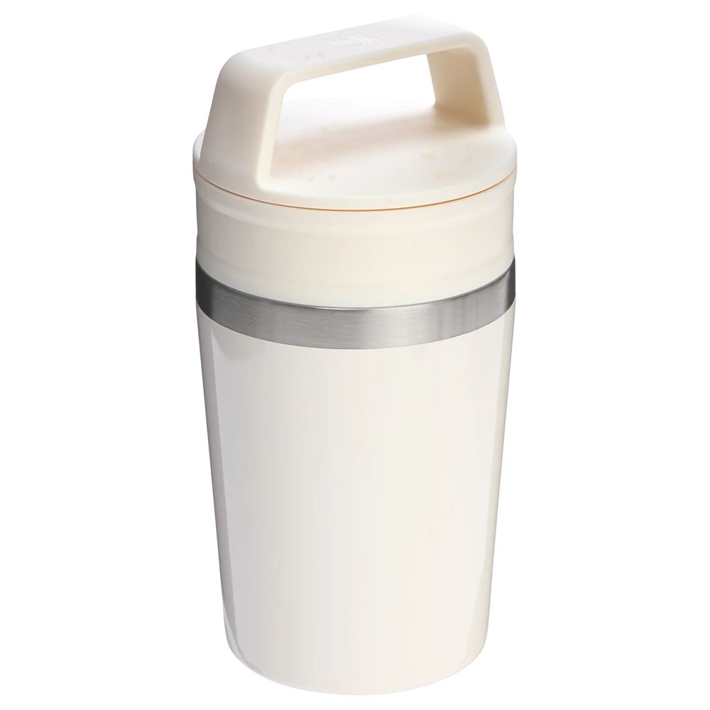 Stanley The Café-To-Go Travel Mug 0,23L  Cream Gloss 10-12079-038 drinkflessen en thermosflessen online bestellen bij Kathmandu Outdoor & Travel