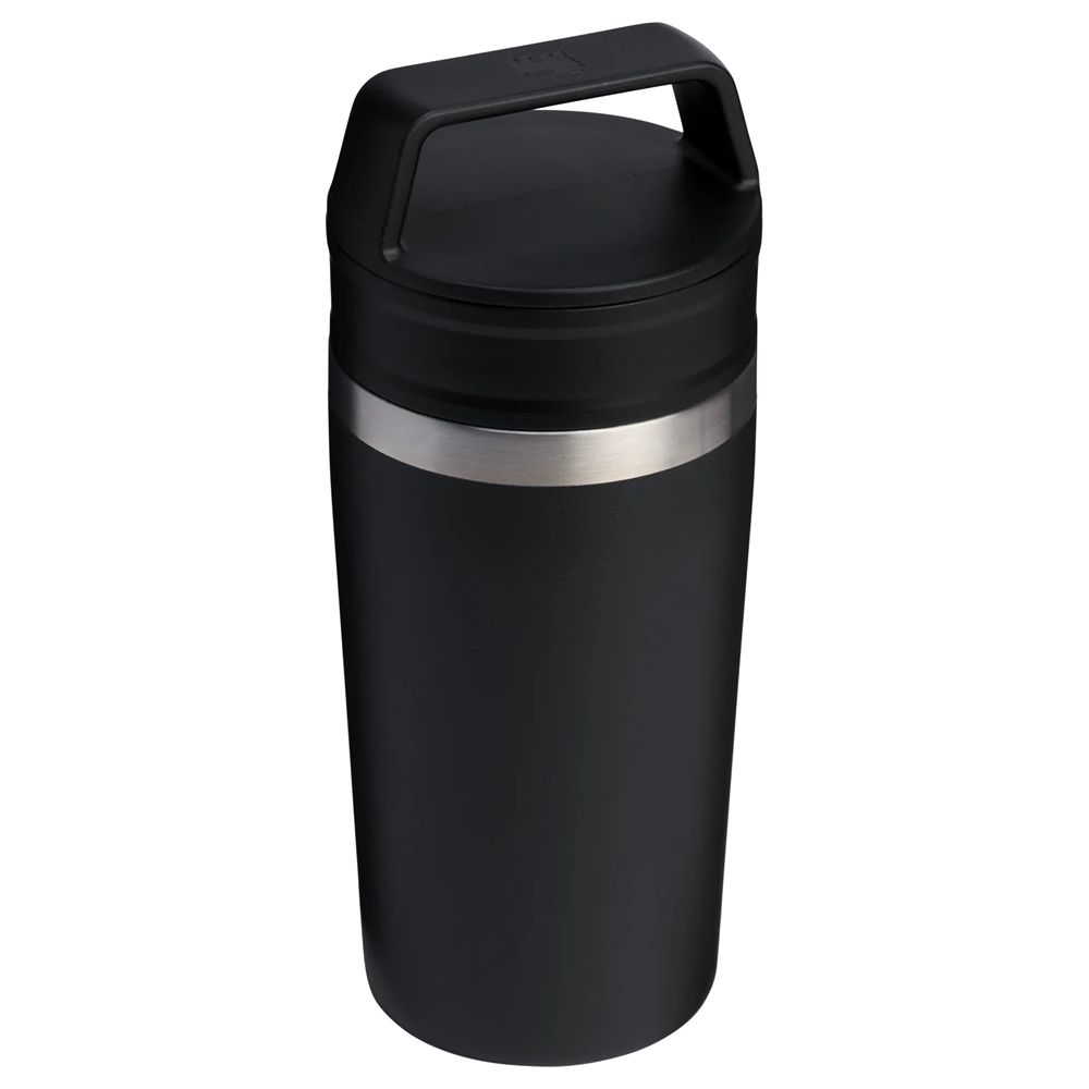 Stanley Stanley The Café-To-Go Travel Mug 0,35L 10-12080-017 drinkflessen en thermosflessen Stanley The Café-To-Go Travel Mug 0,35L Black 2.0 10-12080-017 drinkflessen en thermosflessen online bestellen bij Kathmandu Outdoor & Travel