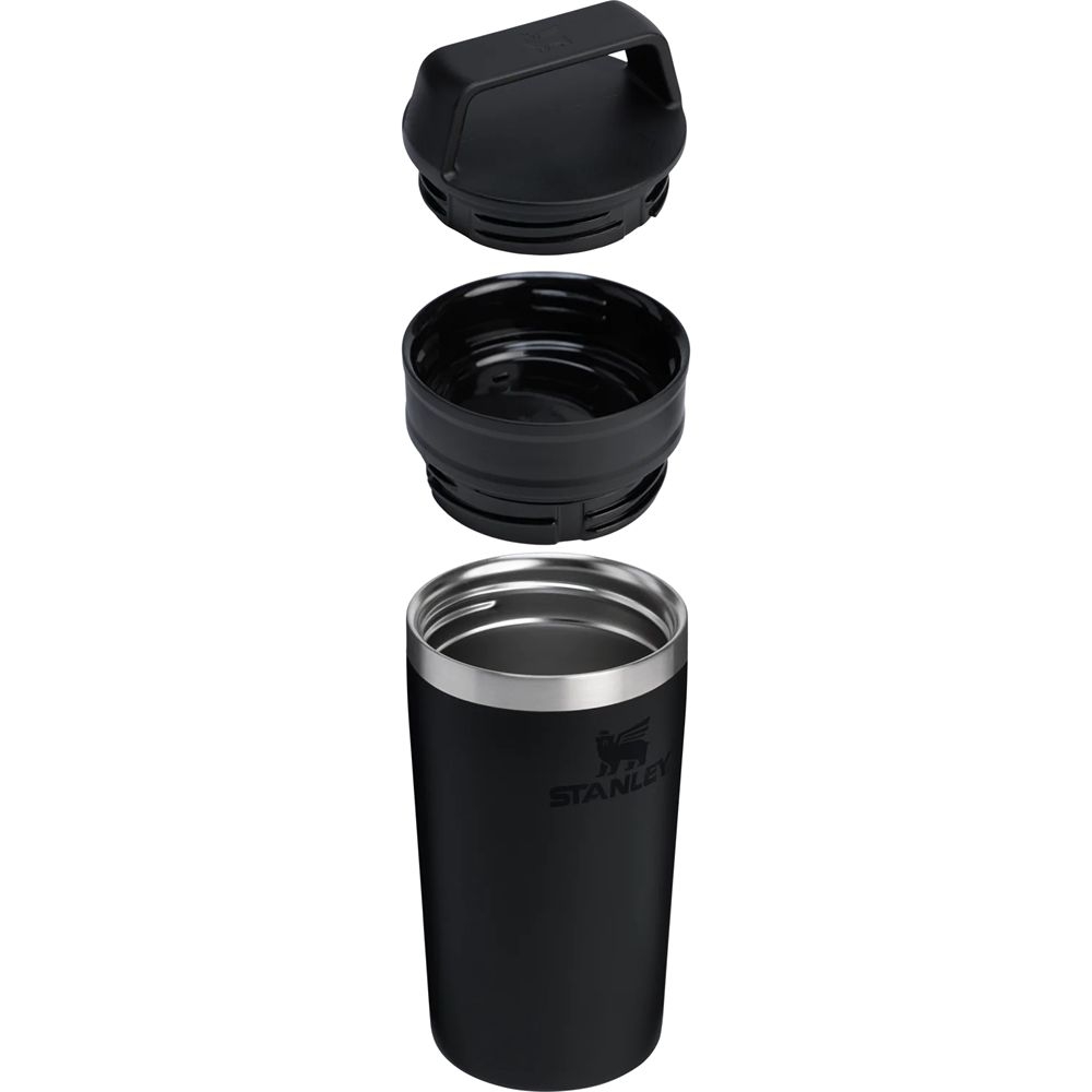 Stanley Stanley The Café-To-Go Travel Mug 0,35L 10-12080-017 drinkflessen en thermosflessen Stanley The Café-To-Go Travel Mug 0,35L Black 2.0 10-12080-017 drinkflessen en thermosflessen online bestellen bij Kathmandu Outdoor & Travel