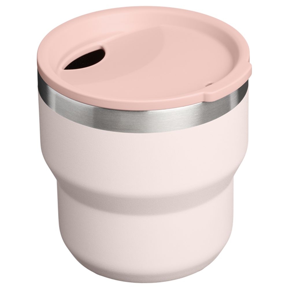Stanley The Stay Hot Stacking Camp Cup Rose Quartz 10-12078-0037 drinkflessen en thermosflessen online bestellen bij Kathmandu Outdoor & Travel