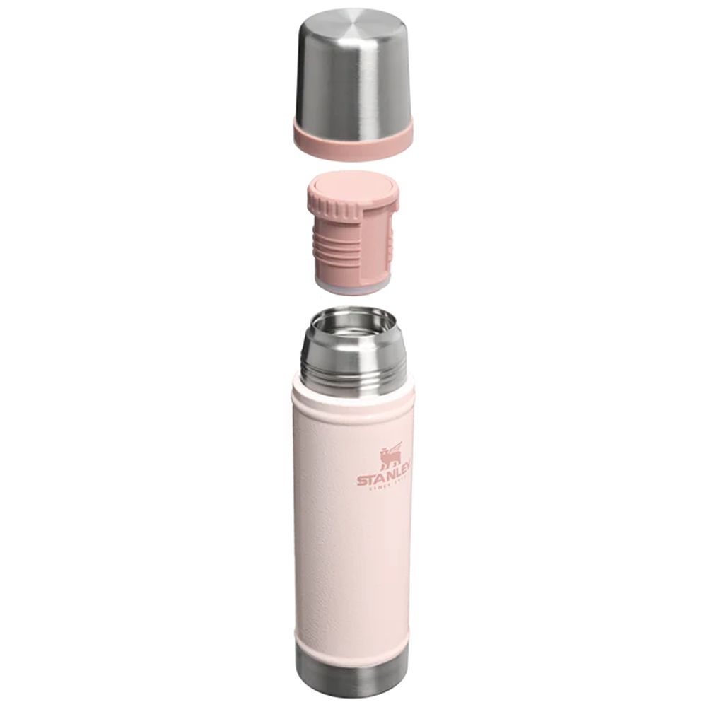 Stanley The Legendary Classic Bottle 0,59L  Hammertone Rose Quartz 10-11345-0061 drinkflessen en thermosflessen online bestellen bij Kathmandu Outdoor & Travel