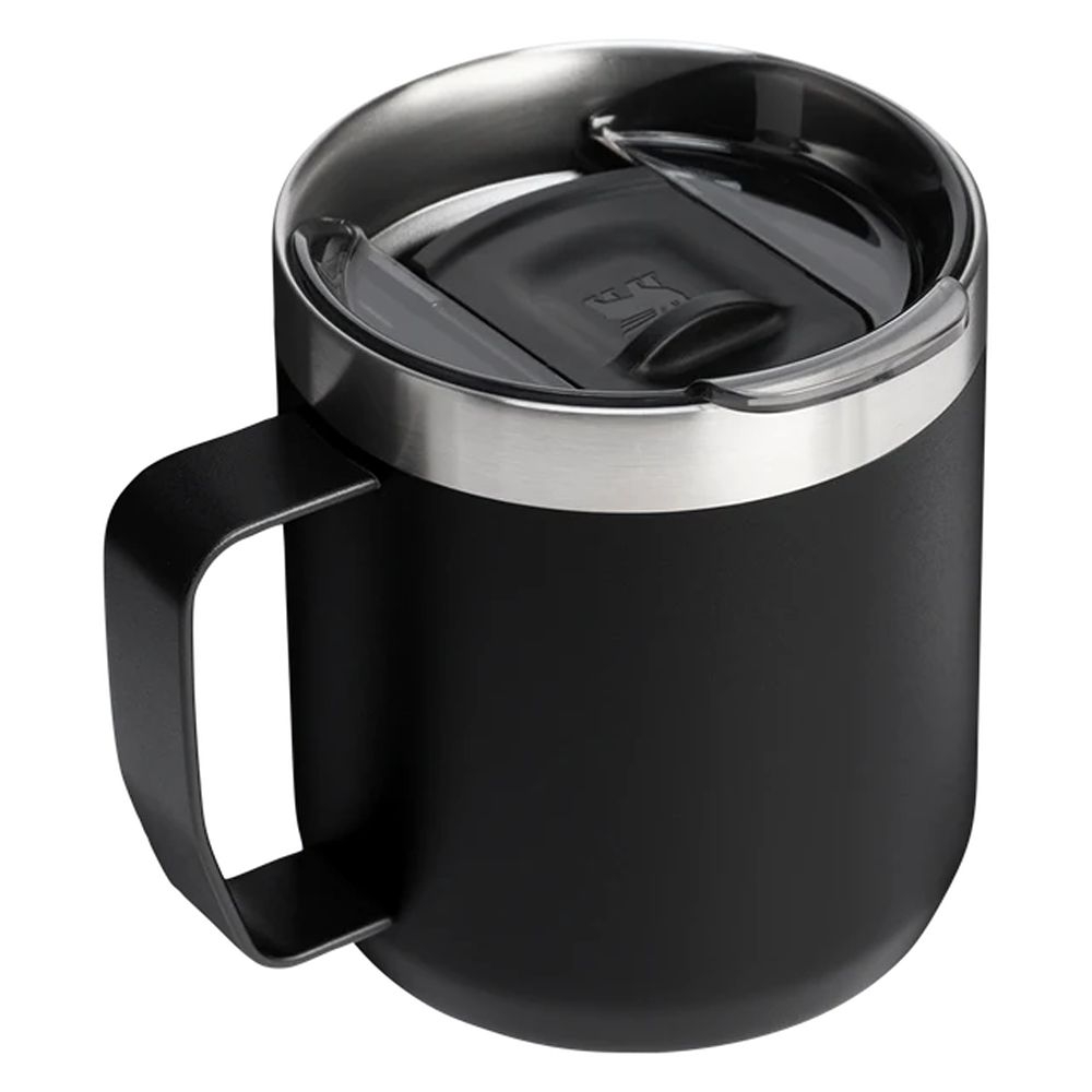 Stanley The Everyday Camp Mug 0,35L  Black 2.0 10-13094-0081 drinkflessen en thermosflessen online bestellen bij Kathmandu Outdoor & Travel