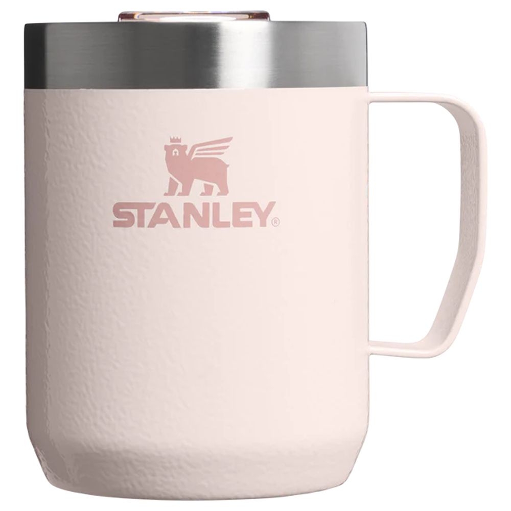 Stanley The Everyday Camp Mug 0,23L  Hammertone Rose Quartz 10-13103-0054 drinkflessen en thermosflessen online bestellen bij Kathmandu Outdoor & Travel