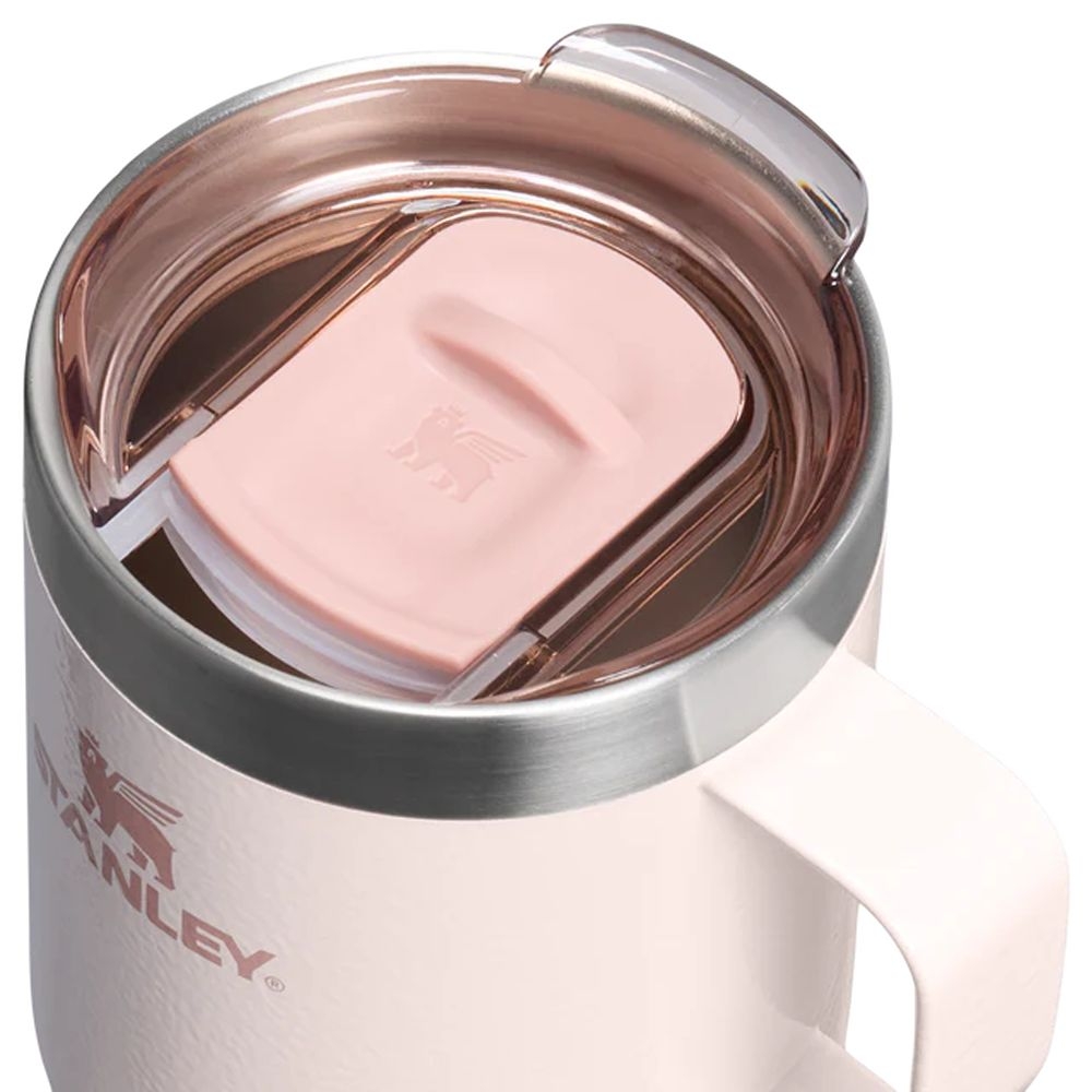 Stanley The Everyday Camp Mug 0,23L  Hammertone Rose Quartz 10-13103-0054 drinkflessen en thermosflessen online bestellen bij Kathmandu Outdoor & Travel