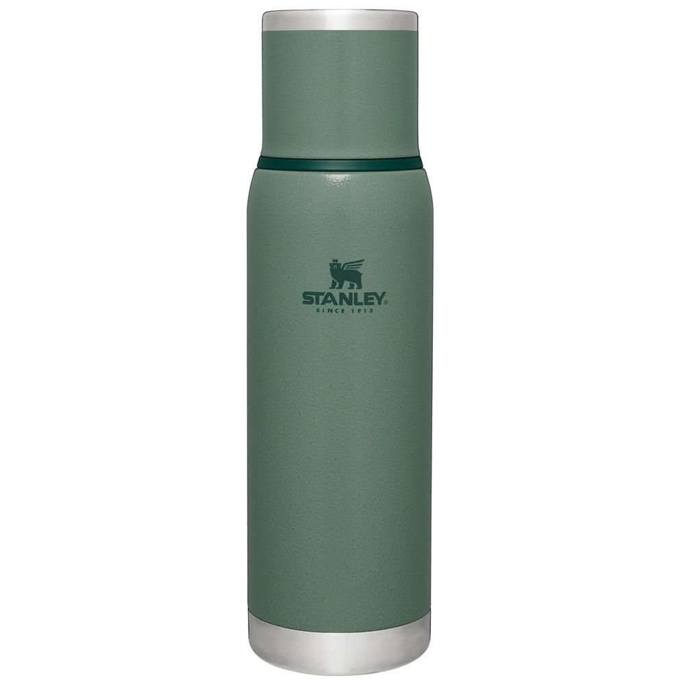 Stanley The Adventure To-Go Bottle 1L  Hammertone Green 10-10819-0087 drinkflessen en thermosflessen online bestellen bij Kathmandu Outdoor & Travel