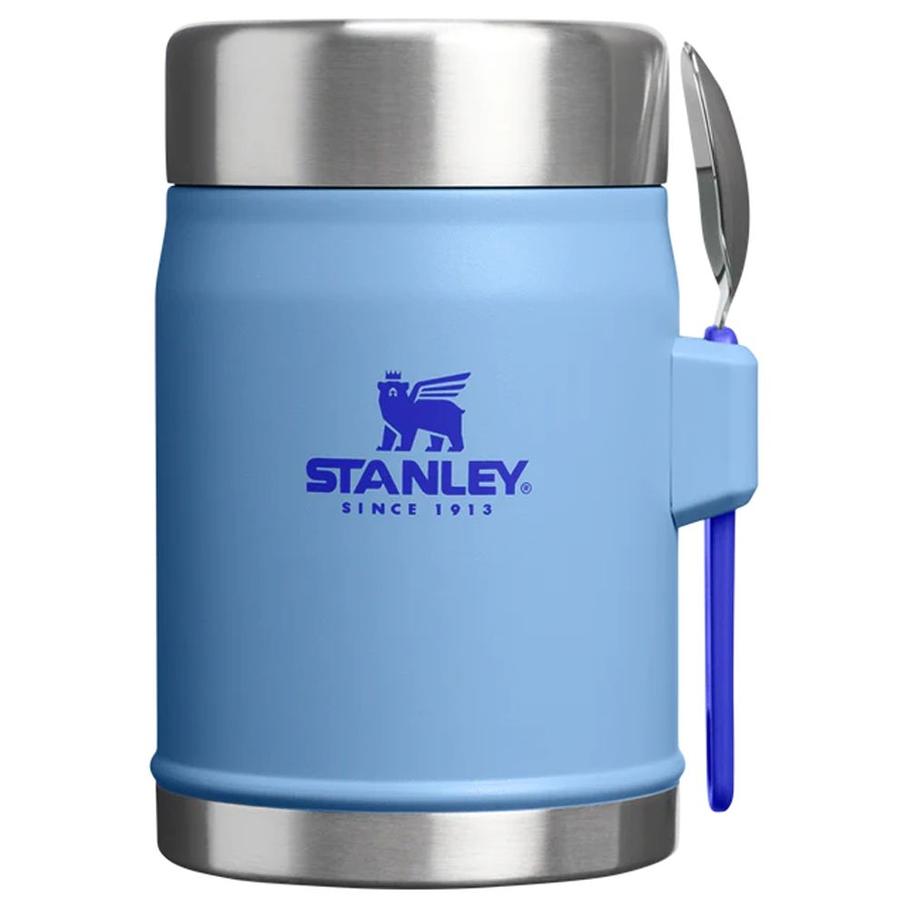 Stanley Stanley The Legendary Food Jar + Spork 0,4L 10-11353-0113 drinkflessen en thermosflessen Stanley The Legendary Food Jar + Spork 0,4L Blue Sky 10-11353-0113 drinkflessen en thermosflessen online bestellen bij Kathmandu Outdoor & Travel