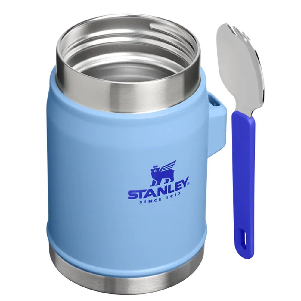 Stanley Stanley The Legendary Food Jar + Spork 0,4L 10-11353-0113 drinkflessen en thermosflessen Stanley The Legendary Food Jar + Spork 0,4L Blue Sky 10-11353-0113 drinkflessen en thermosflessen online bestellen bij Kathmandu Outdoor & Travel