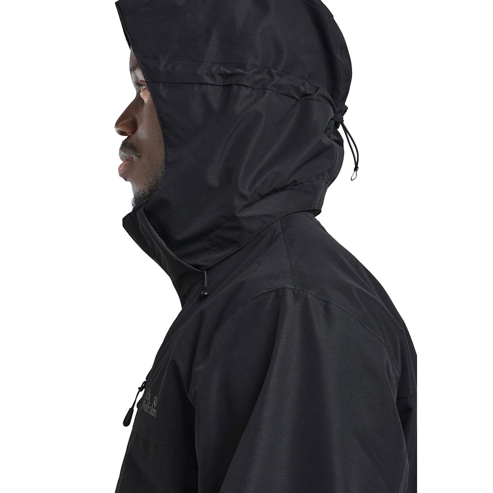 Jack Wolfskin Jasper 2L Jacket 1108373-6000 black jassen online bestellen bij Kathmandu Outdoor & Travel