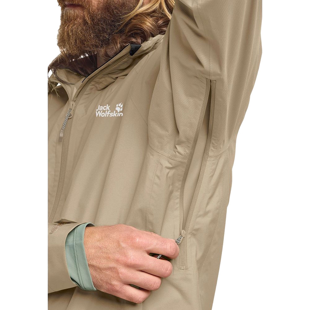 Jack Wolfskin Prelight 2.5L Jacket A63769-A0082 hazel wood jassen online bestellen bij Kathmandu Outdoor & Travel