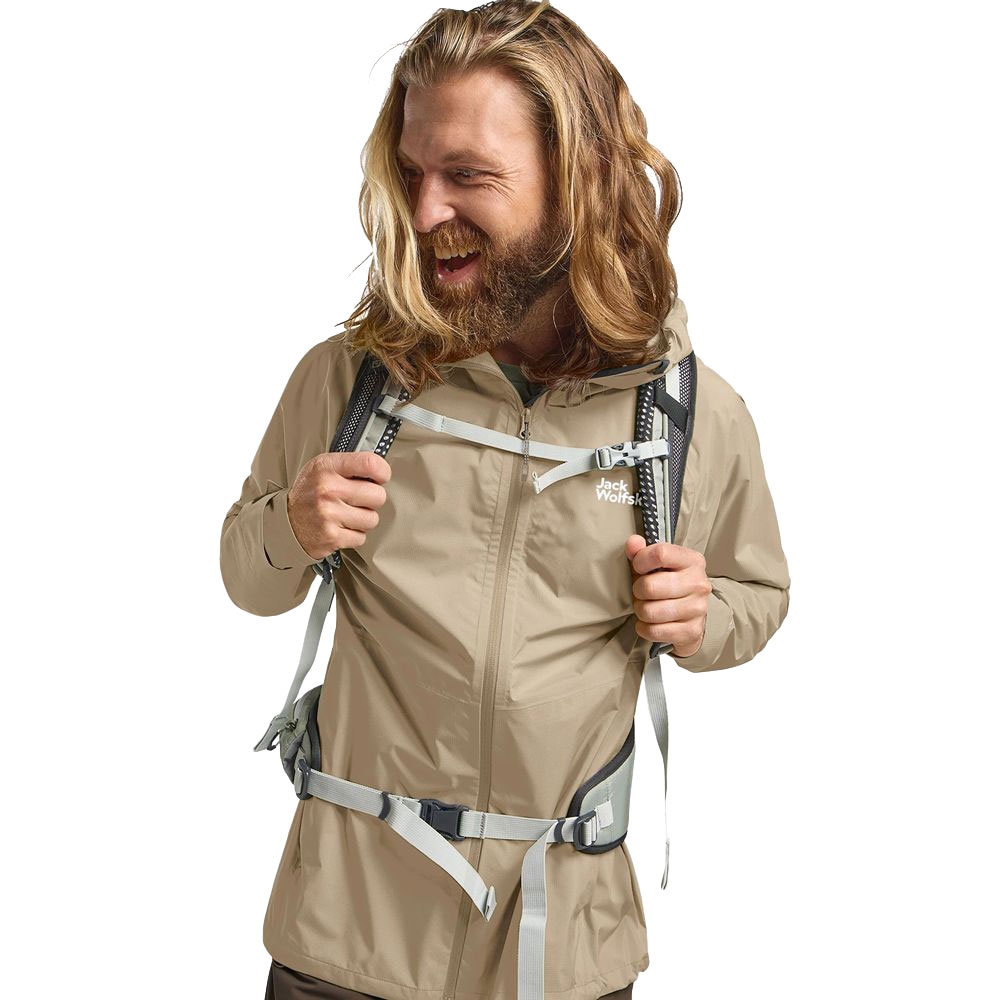 Jack Wolfskin Prelight 2.5L Jacket A63769-A0082 hazel wood jassen online bestellen bij Kathmandu Outdoor & Travel