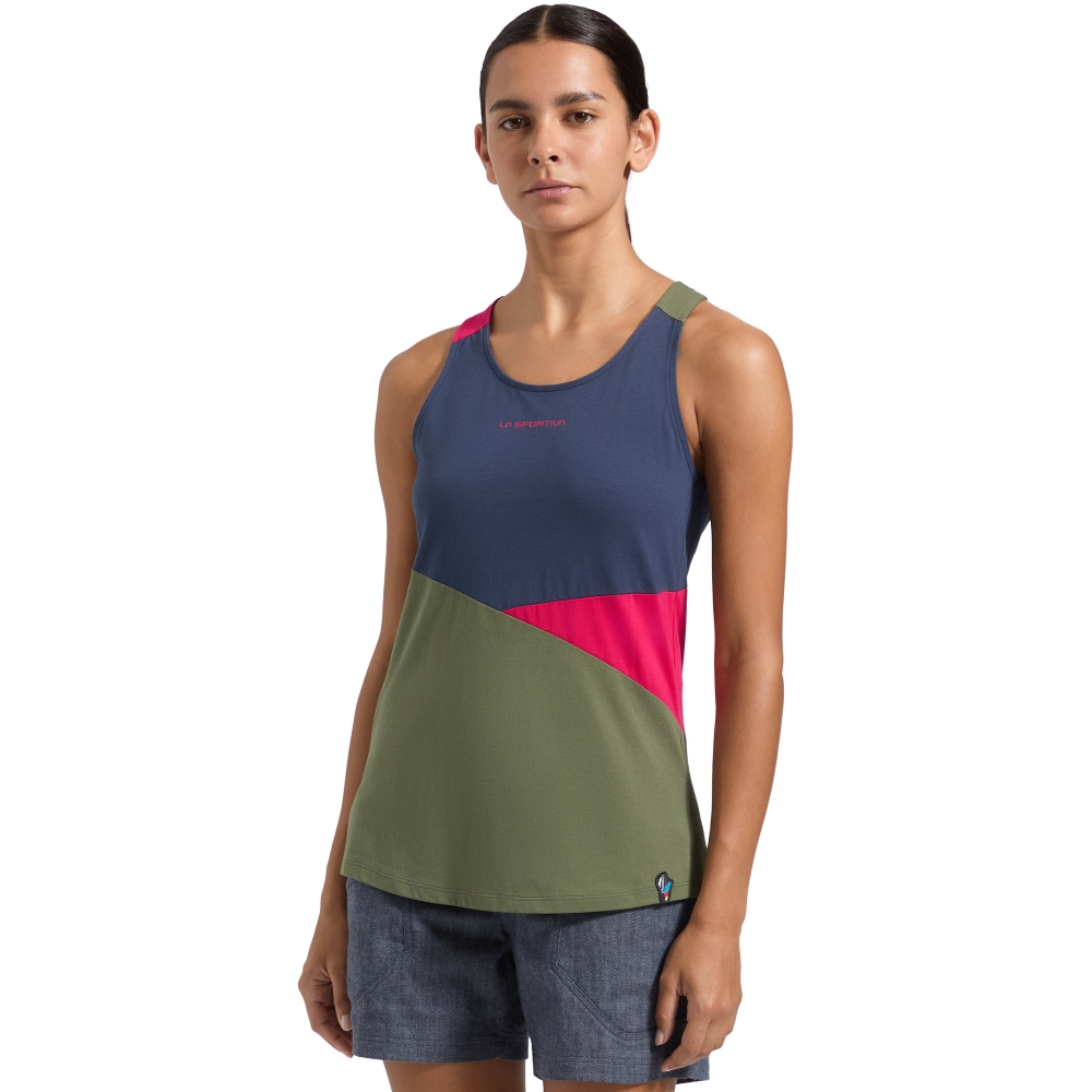 La Sportiva Twist Tank Women's Cypress/Night Sky ZACE031-E47B46 shirts en tops online bestellen bij Kathmandu Outdoor & Travel