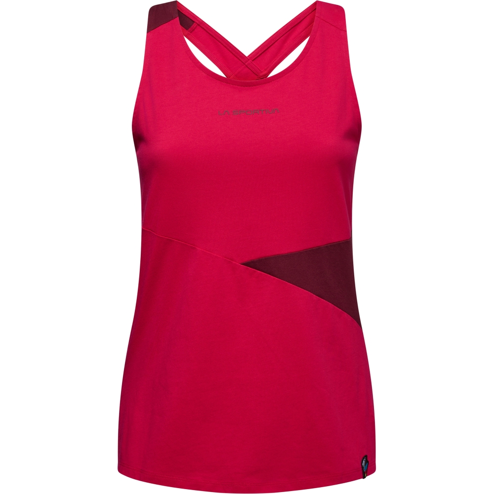 La Sportiva Just Right T-Shirt Women's Azalea/Redwood ZACT250-P19R25 shirts en tops online bestellen bij Kathmandu Outdoor & Travel