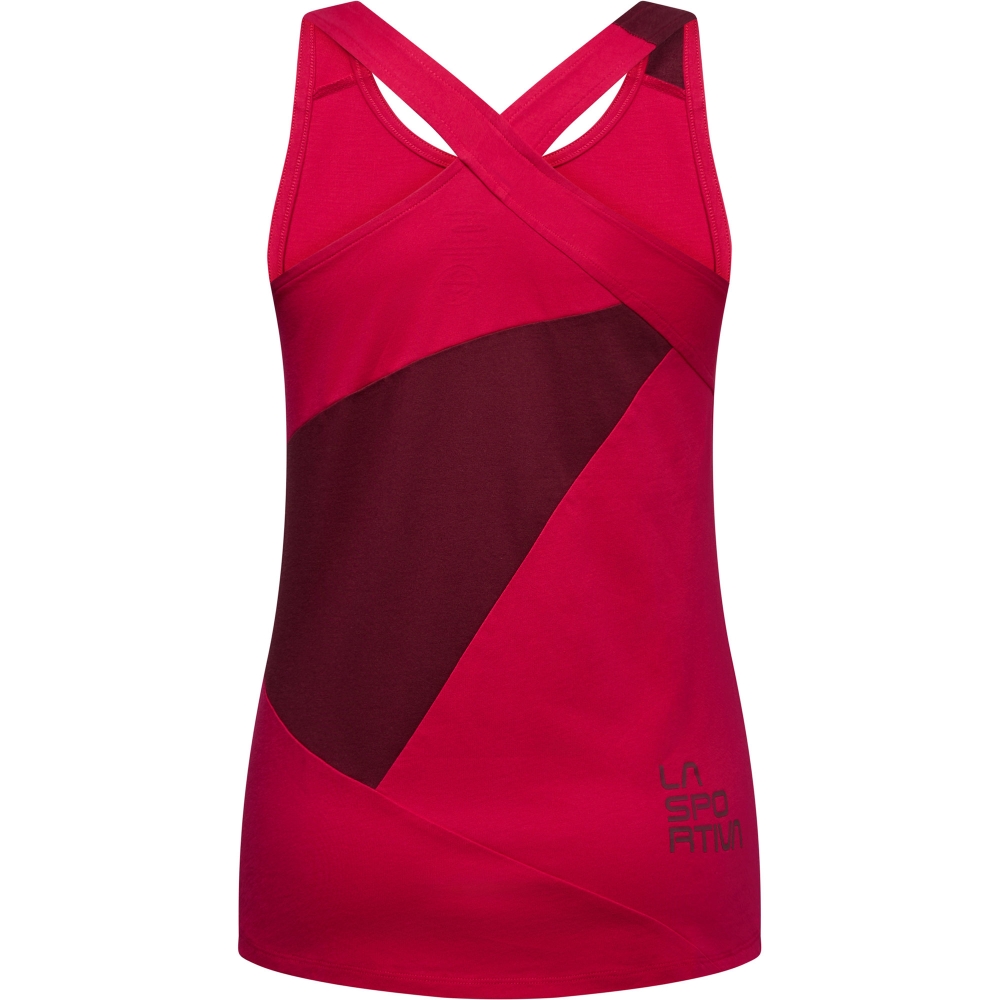 La Sportiva Just Right T-Shirt Women's Azalea/Redwood ZACT250-P19R25 shirts en tops online bestellen bij Kathmandu Outdoor & Travel