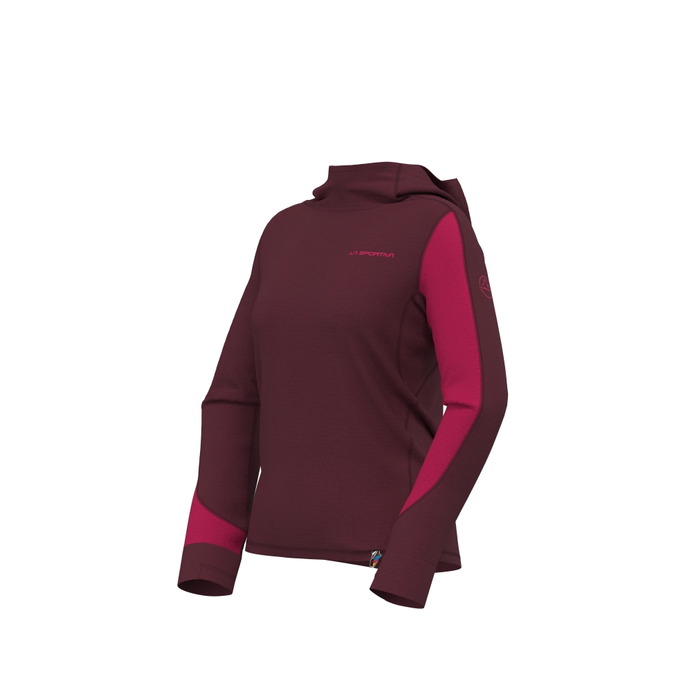La Sportiva La Sportiva Cloud Shadow Sun Hoody Women's ZACL010-R25P19 shirts en tops La Sportiva Cloud Shadow Sun Hoody Women's Redwood/Azalea ZACL010-R25P19 shirts en tops online bestellen bij Kathmandu Outdoor & Travel