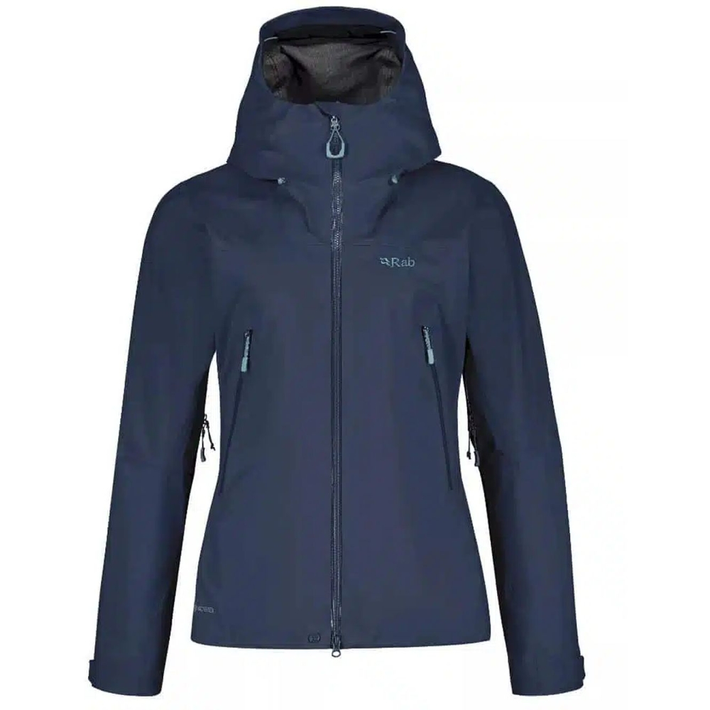 Rab Kangri GTX Jacket Women's Deep Ink QWH-02-DIK jassen online bestellen bij Kathmandu Outdoor & Travel