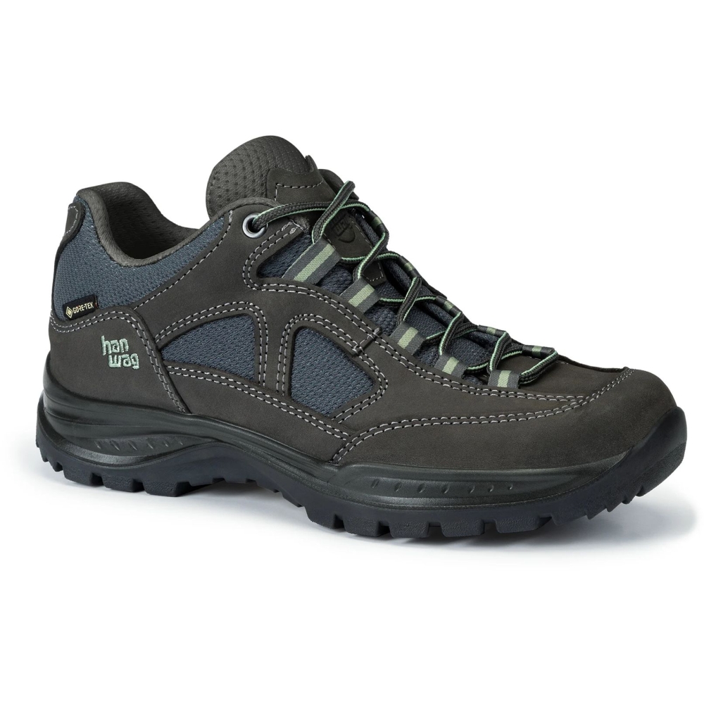 Hanwag Gritstone II Lady GTX Asphalt/Mint 201501-064494 wandelschoenen dames online bestellen bij Kathmandu Outdoor & Travel
