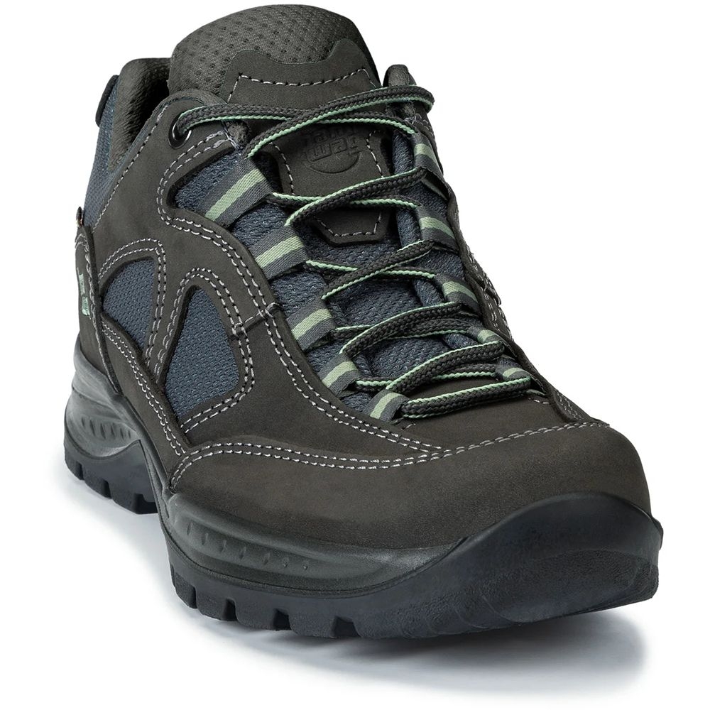 Hanwag Gritstone II Lady GTX Asphalt/Mint 201501-064494 wandelschoenen dames online bestellen bij Kathmandu Outdoor & Travel