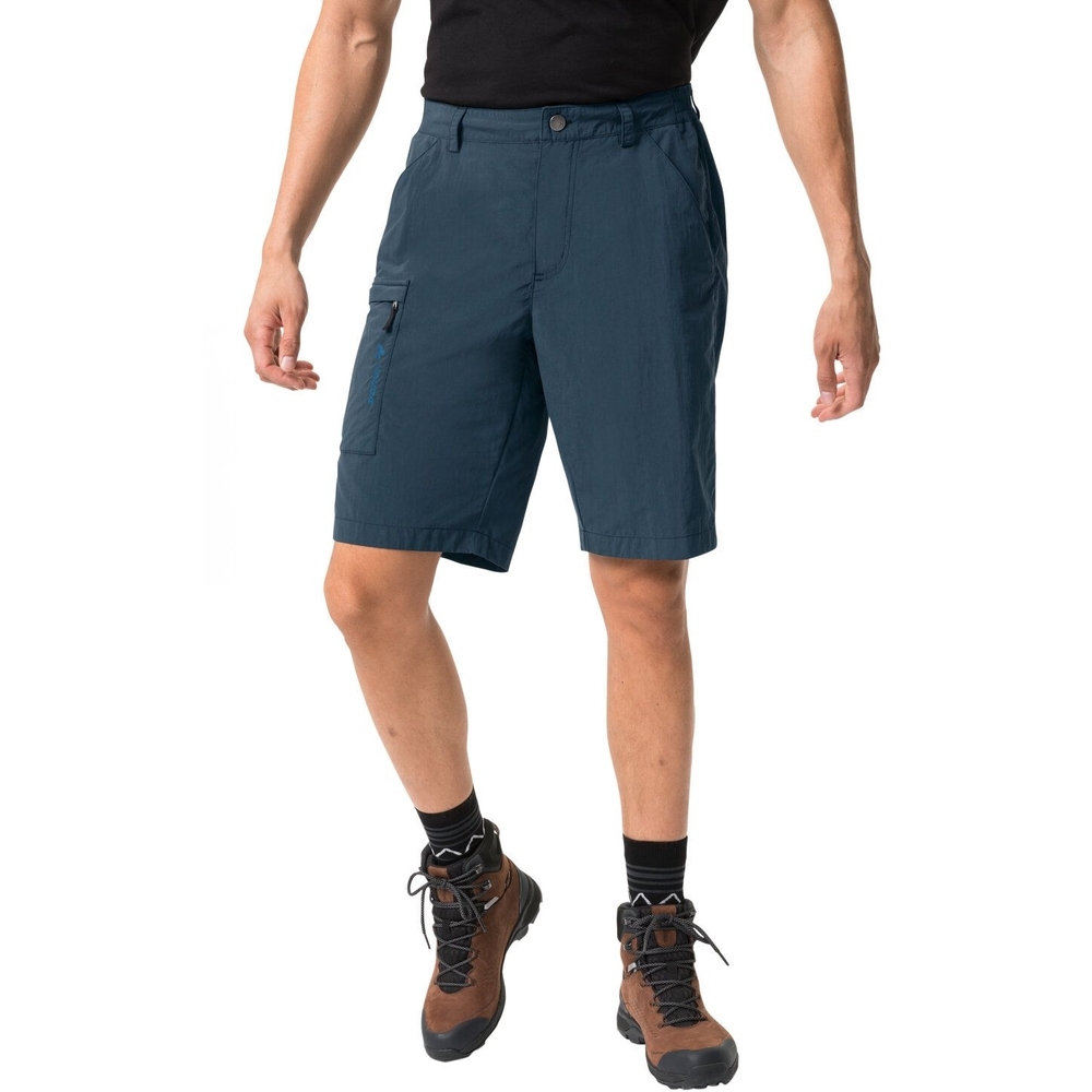 Vaude Farley Bermuda V dark sea uni 42175-160 broeken online bestellen bij Kathmandu Outdoor & Travel