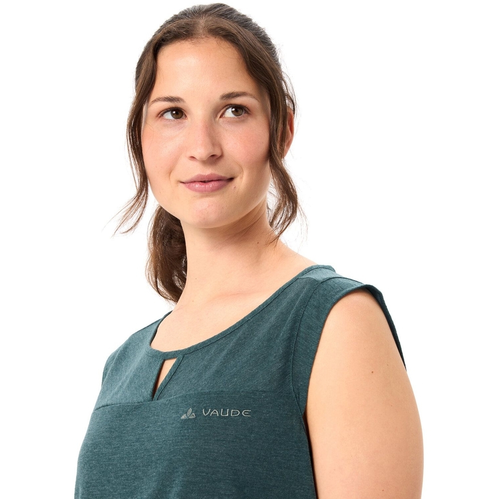 Vaude Skomer Hiking Top Women's deep pond 42230-050 shirts en tops online bestellen bij Kathmandu Outdoor & Travel