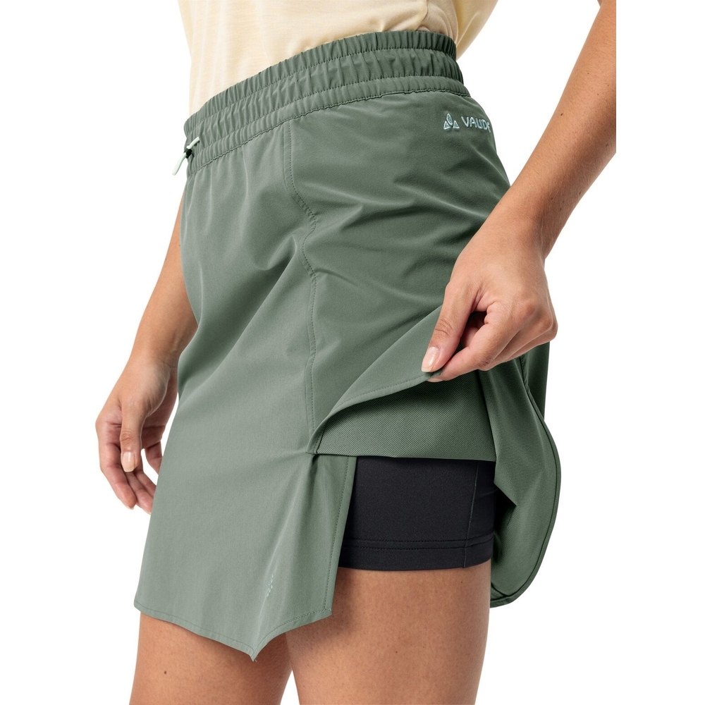 Vaude Skomer Skort V Women's Agave 47123-123 jurken en rokken online bestellen bij Kathmandu Outdoor & Travel
