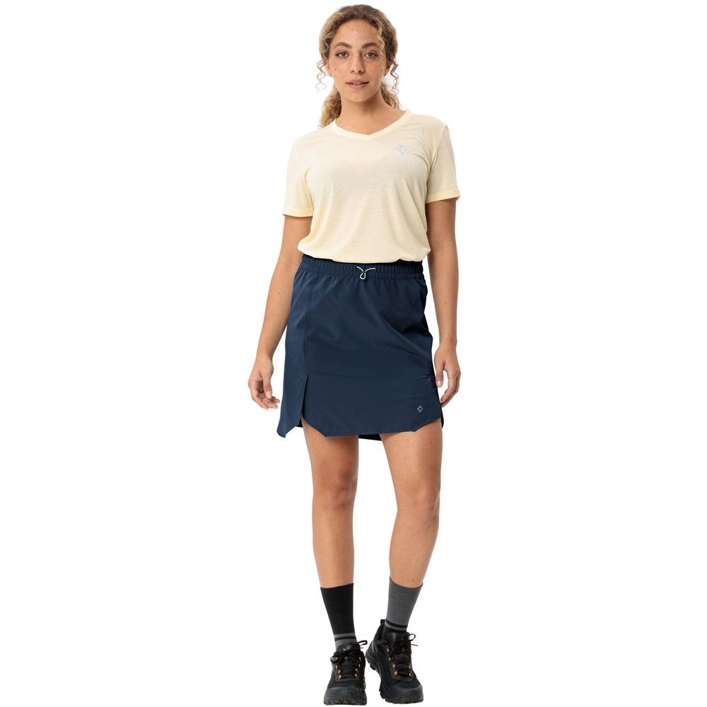 Vaude Skomer Skort V Women's Dark Sea 47123-179 jurken en rokken online bestellen bij Kathmandu Outdoor & Travel
